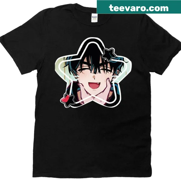 Funny T-shirt asserting favorite child status with playful text.