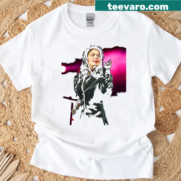Vintage T-shirt featuring Janet Jackson's Rhythm Nation World Tour design