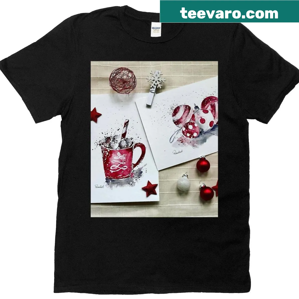 T-shirt with inspiring text about latte art and coffee culture — on a men's t-shirt