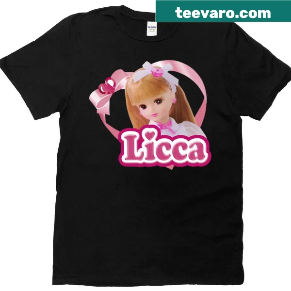 T-shirt featuring Licca Chan-inspired design