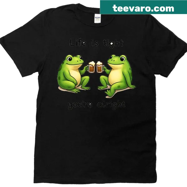 Positive saying t-shirt with text about life