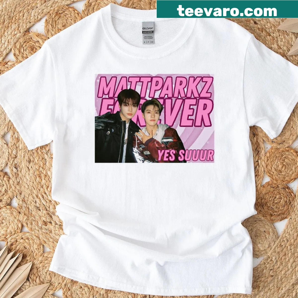 Mattparkz Forever T-shirt with artistic graphic design — on a men's t-shirt