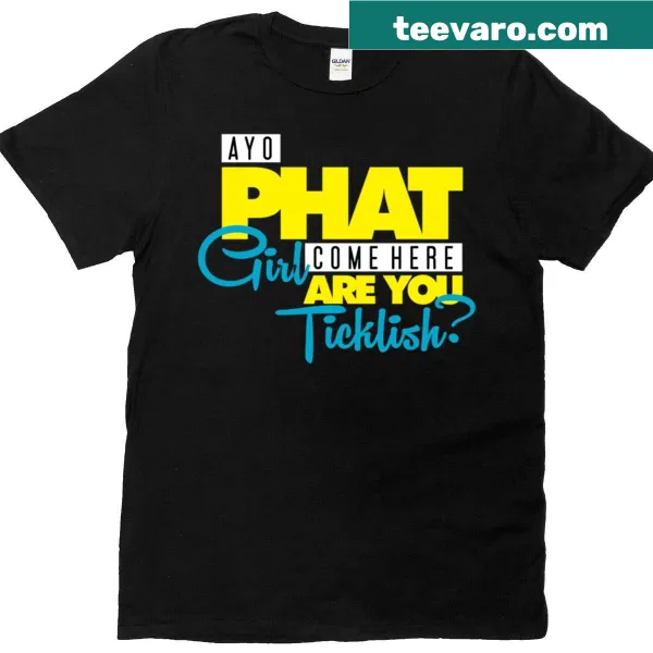 Bold Phat Girl typography T-shirt promoting body positivity