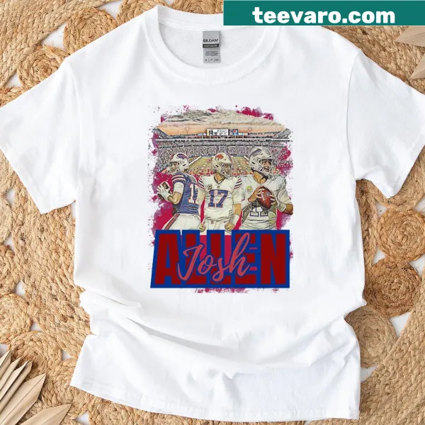 Fan art T-shirt featuring an illustration of QB No 17 bootleg play