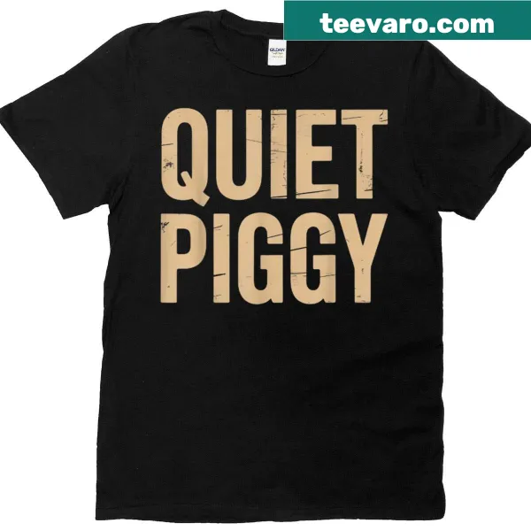 Retro-style T-shirt with a funny pig graphic