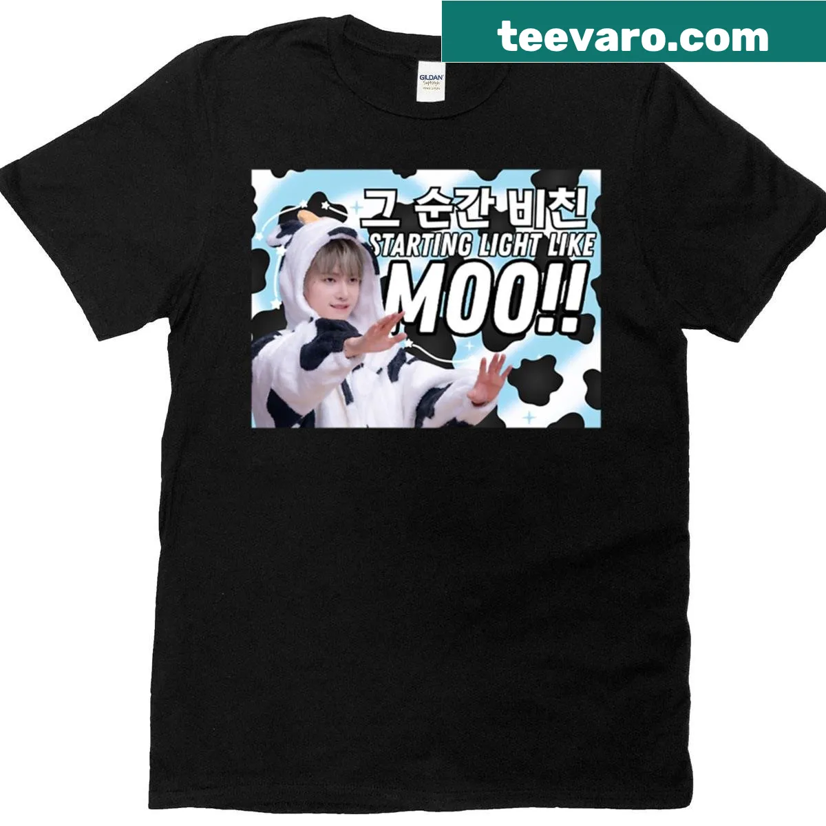 T-shirt featuring creative lyrics design by Seok Matthew — on a men's t-shirt