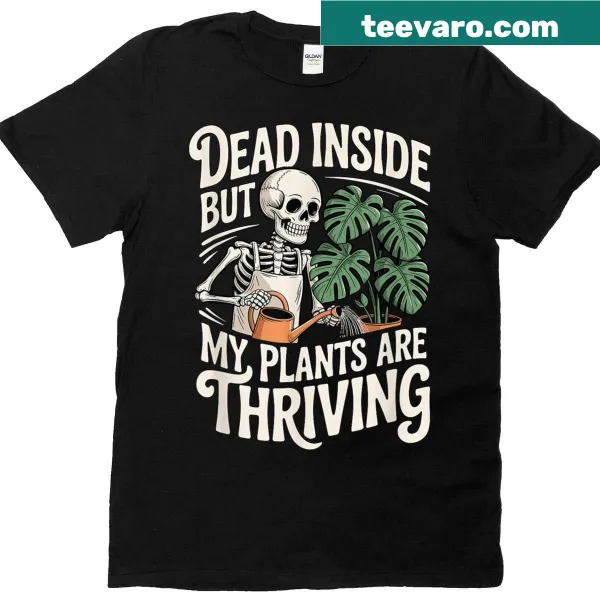 Illustrative T-shirt featuring a thriving monstera plant