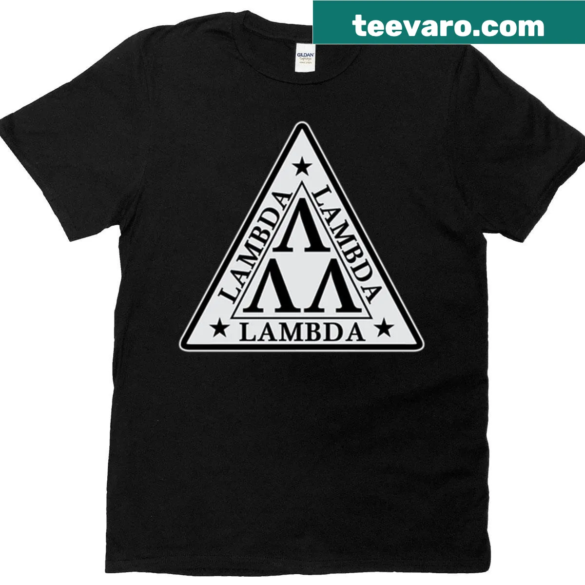 Vintage distressed Tri Lams graphic t-shirt — on a men's t-shirt
