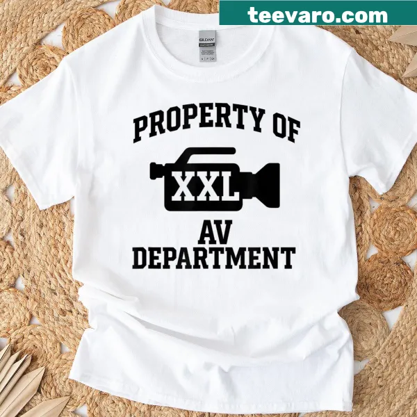 Varsity Aviation Department T-shirt with bold emblem graphic.