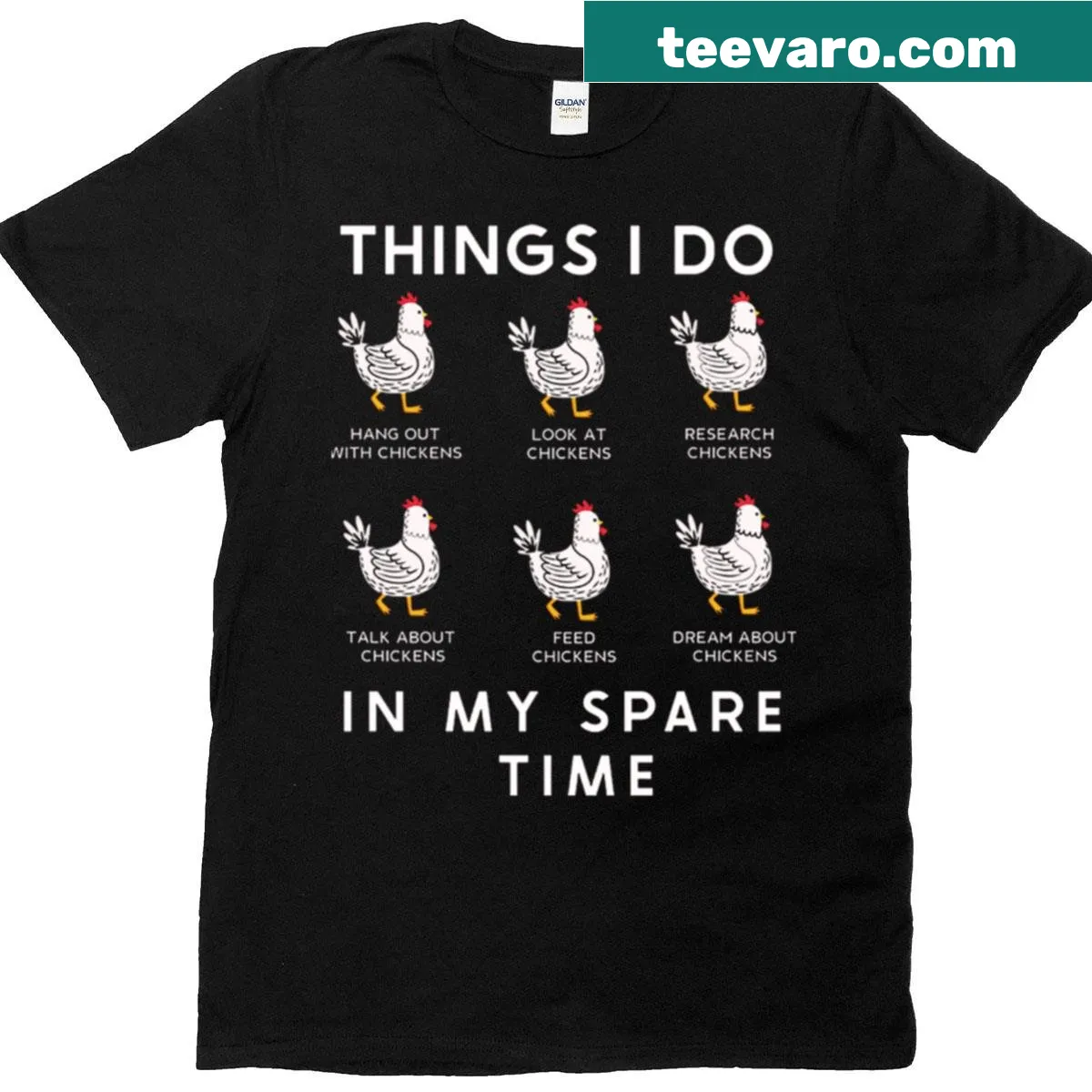 Funny yoga t-shirt with vodka pun illustration — on a men's t-shirt