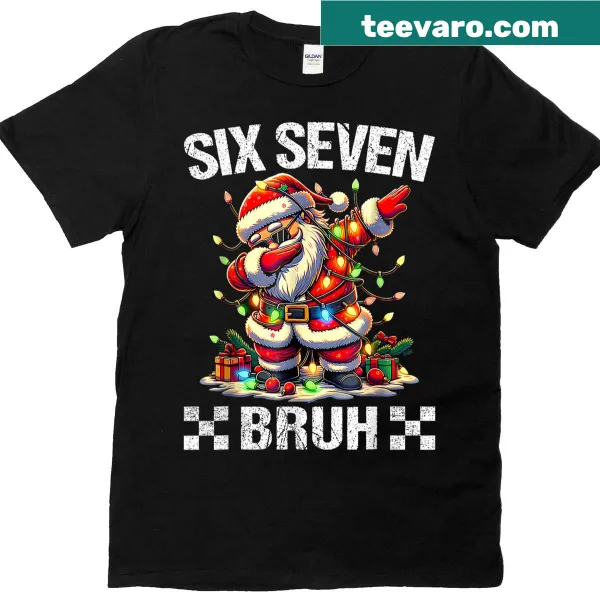 Funny Christmas 67 Six Seven Burh meme t-shirt