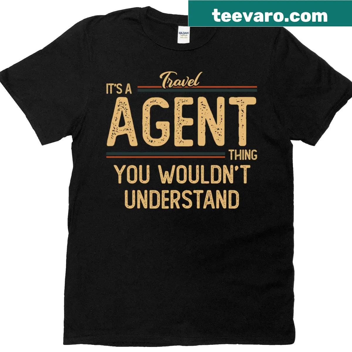 Accountant typography t-shirt with 'Accountant' and 'CPA' text design — on a men's t-shirt