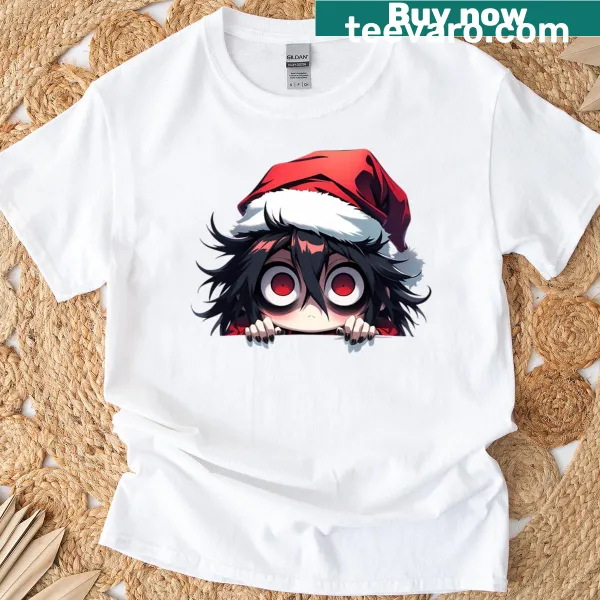 Cute chibi Alucard from Hellsing in Christmas theme T-shirt