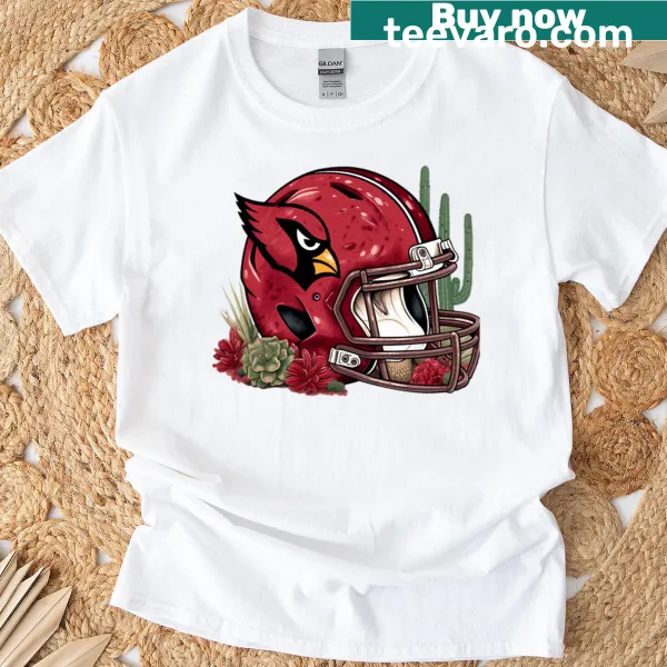 Illustration of Arizona football helmet on t-shirt