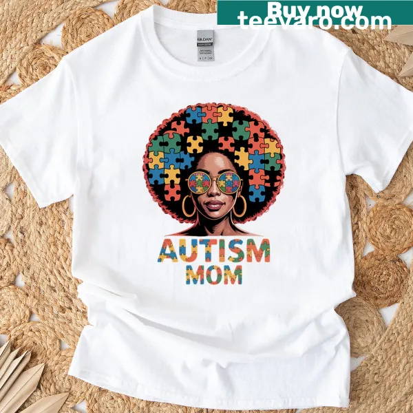 Autism awareness shirt featuring a heartfelt message for moms