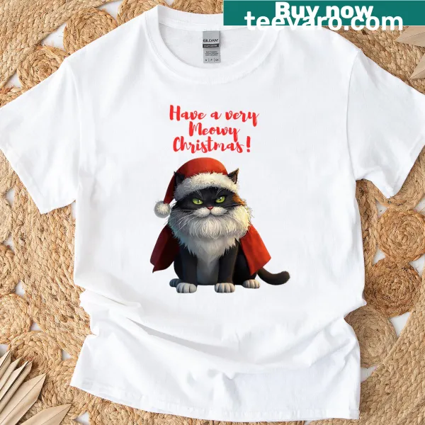 Funny cat design for Christmas