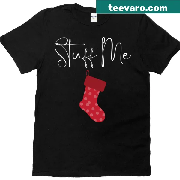 Funny Christmas T-shirt with rude typography for holiday humor