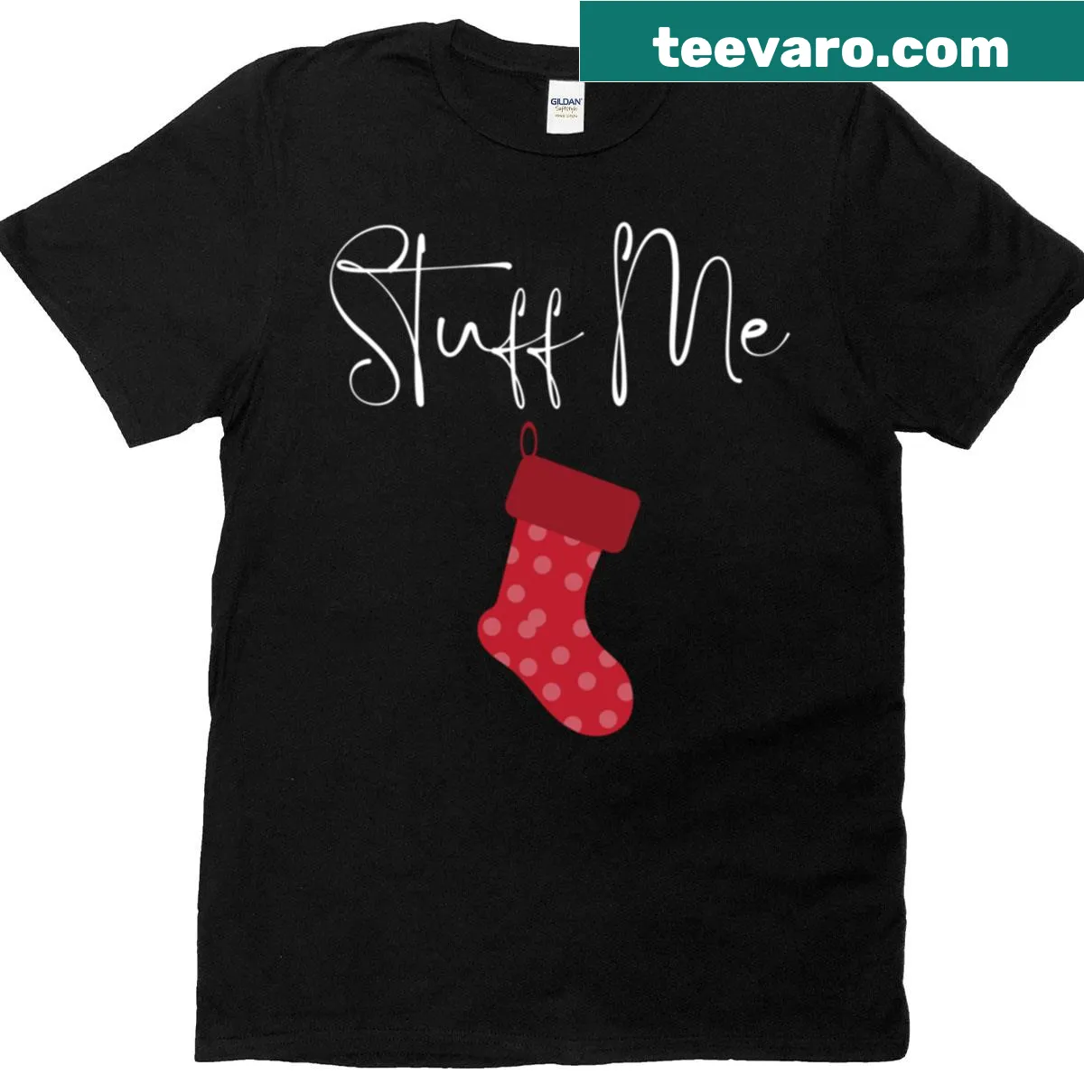 Funny Christmas T-shirt with rude typography for holiday humor — on a men's t-shirt
