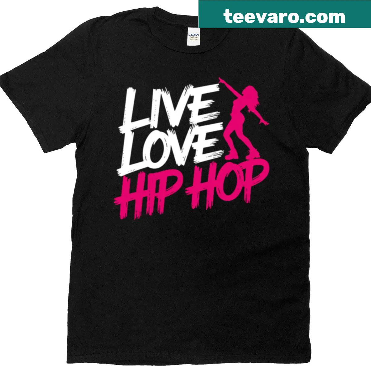 Hip hop dancer T-shirt celebrating dance culture and style — on a men's t-shirt