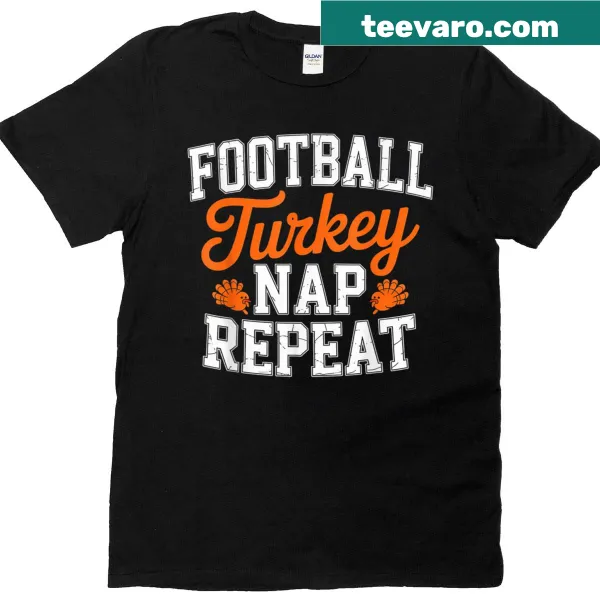 Thanksgiving t-shirt with a turkey in a football costume