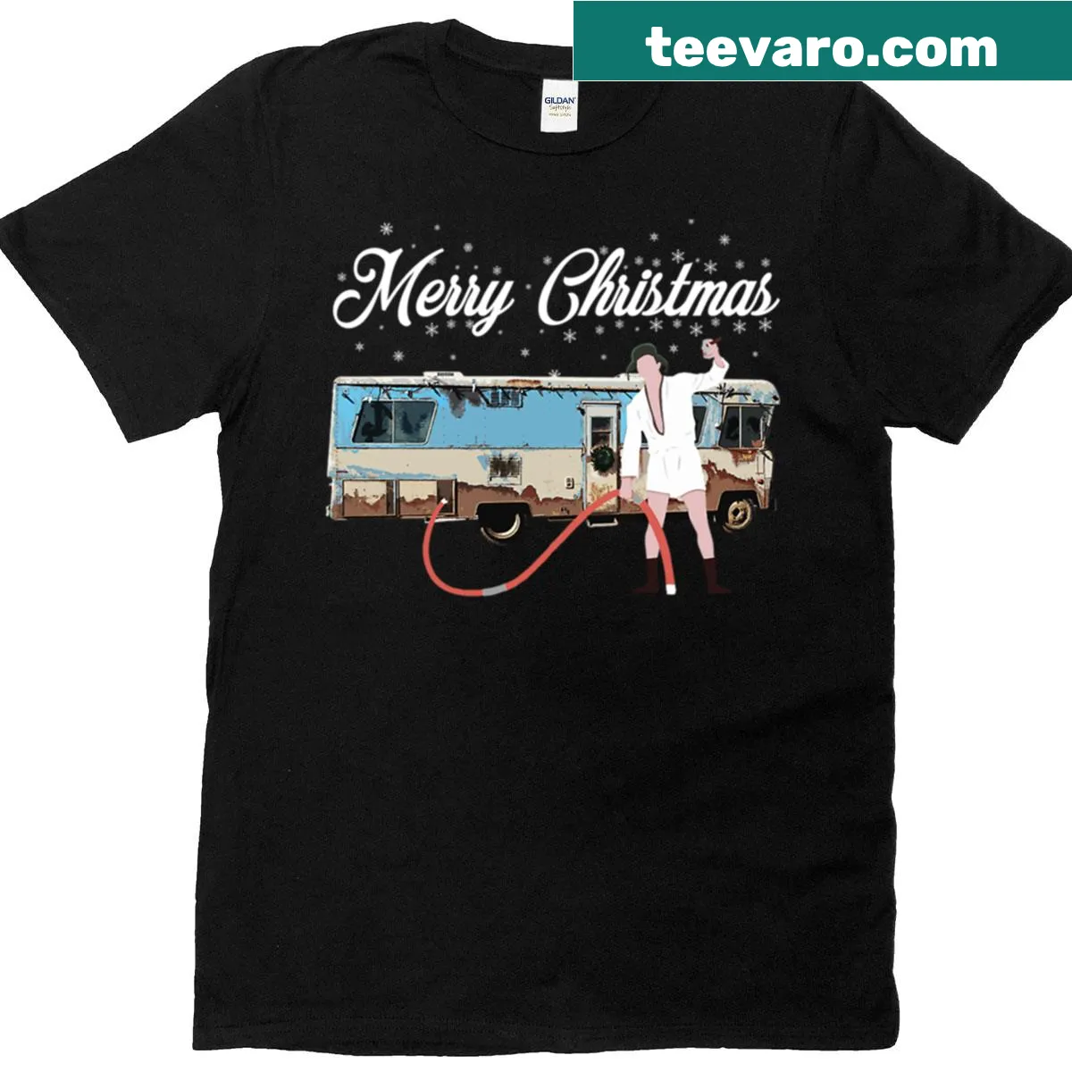 Humorous text referencing Cousin Eddie from a classic comedy — on a men's t-shirt