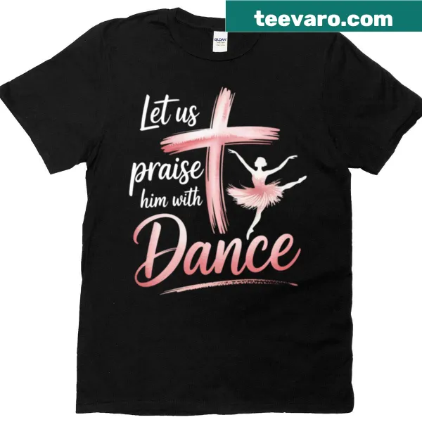 T-shirt for women featuring dance art and typography