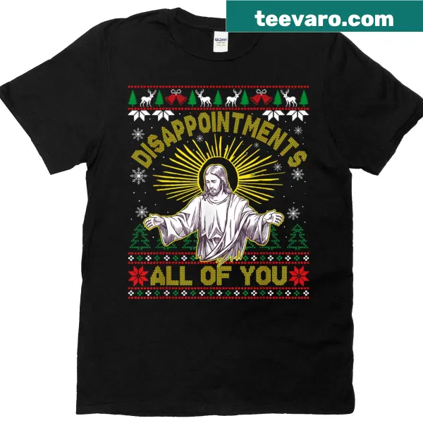 Edgy Christmas T-shirt with sarcastic text for the holiday season