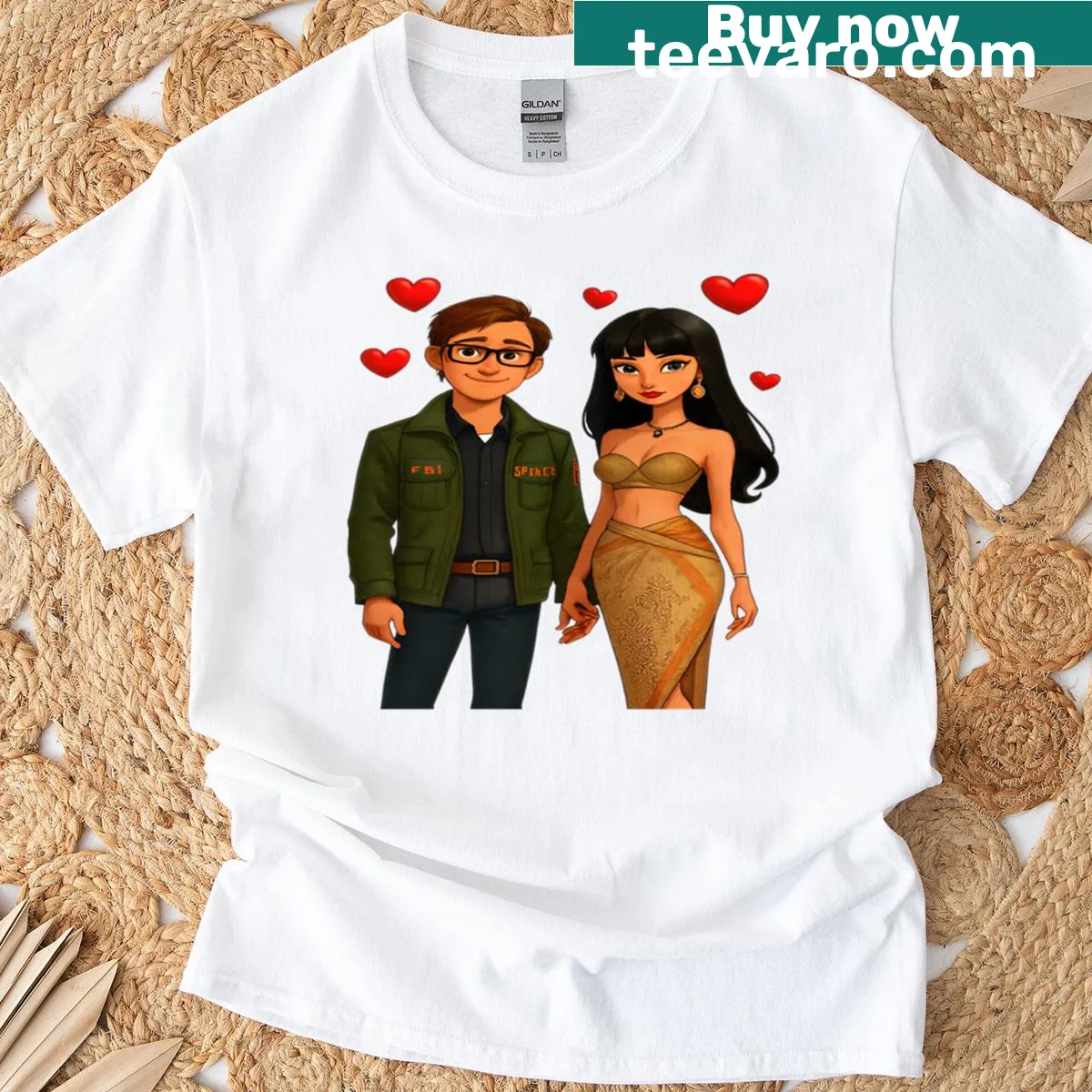 Inspirational T-shirt with 'Dream Lover' text — on a men's t-shirt