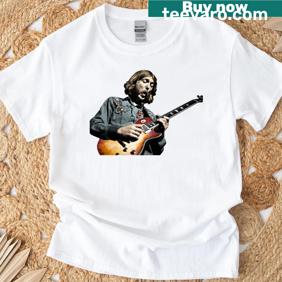 Typography T-shirt for Duane fans, featuring simple yet impactful design — on a men's t-shirt
