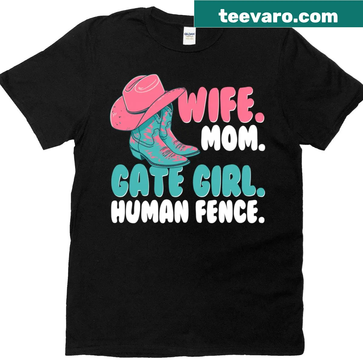 Graphic T-shirt for farm wives and moms — on a men's t-shirt
