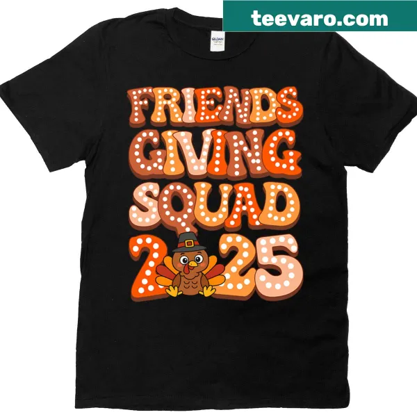Funny Friendsgiving turkey design t-shirt