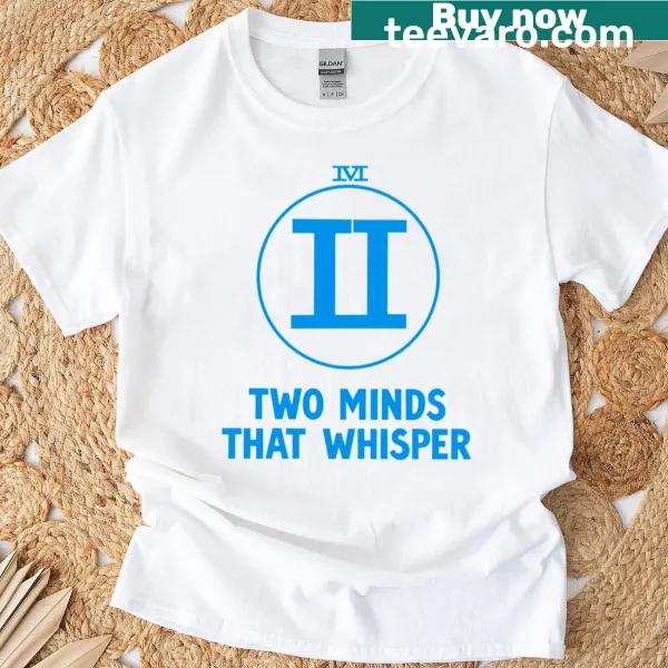 Gemini zodiac T-shirt with whimsical symbol design