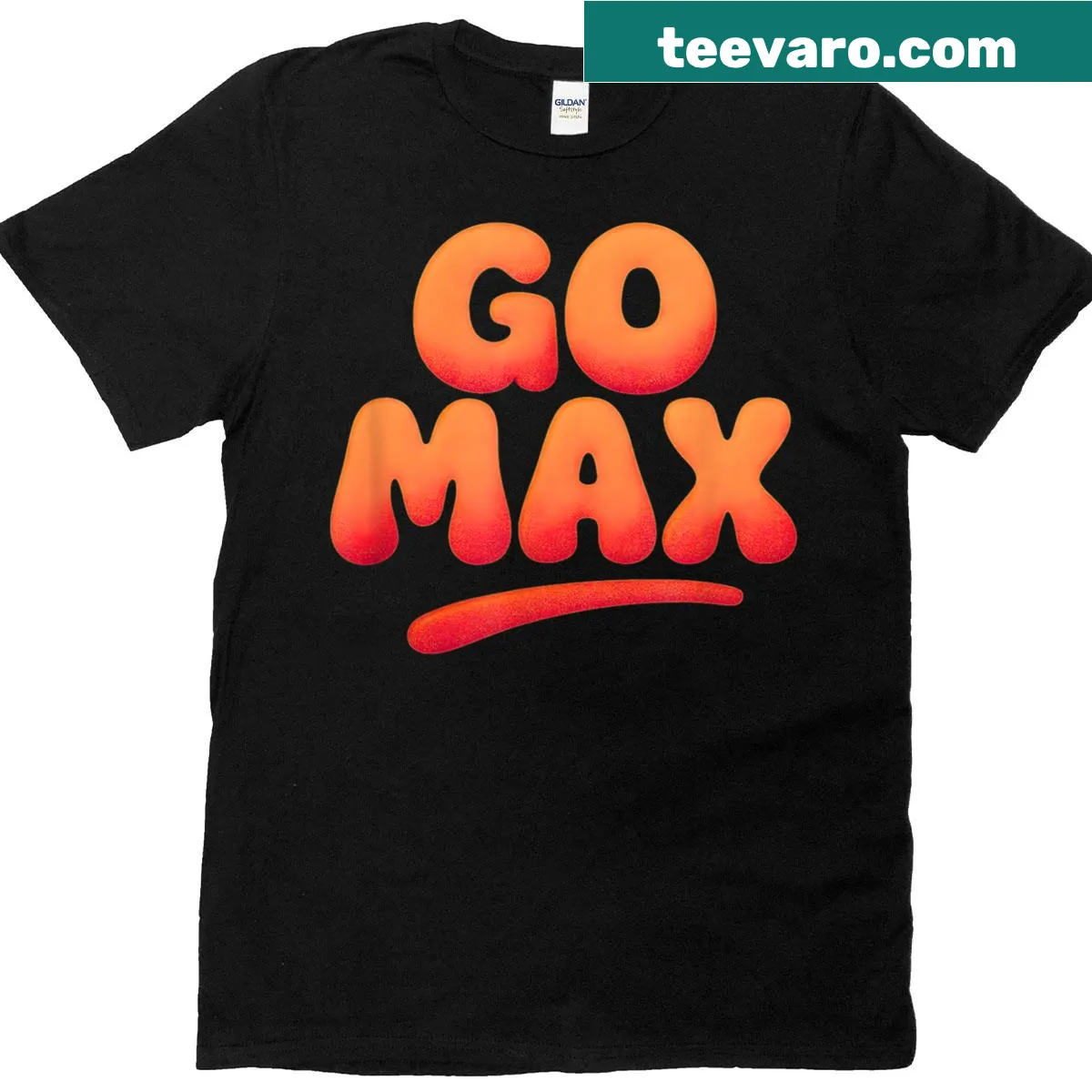 Motivational typography graphic T-shirt with motivational slogan — on a men's t-shirt
