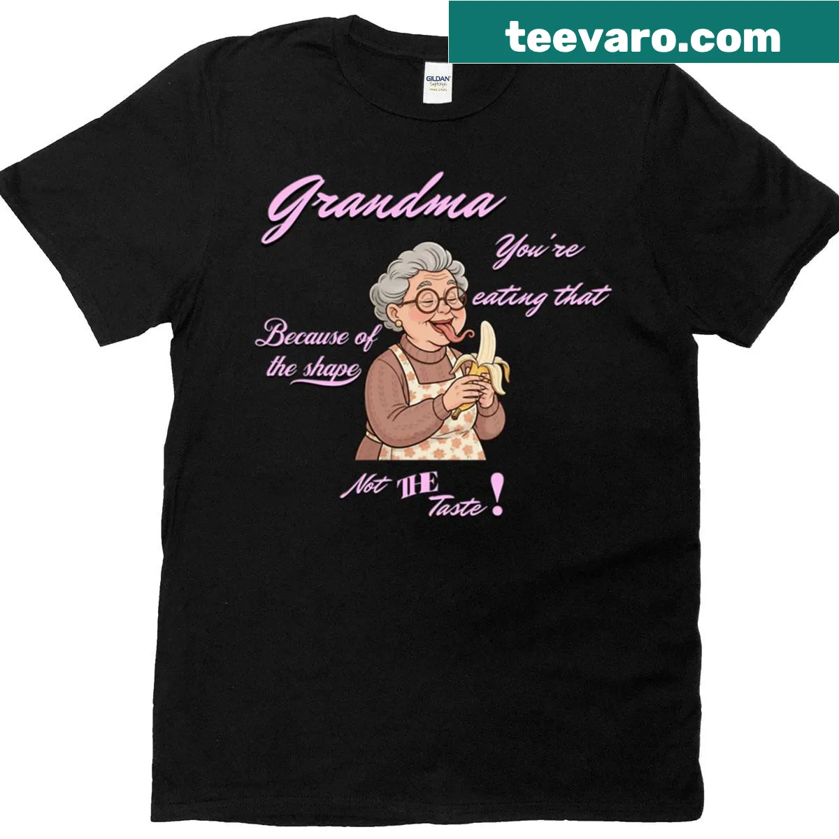 Funny Grandma cooking graphic t-shirt — on a men's t-shirt
