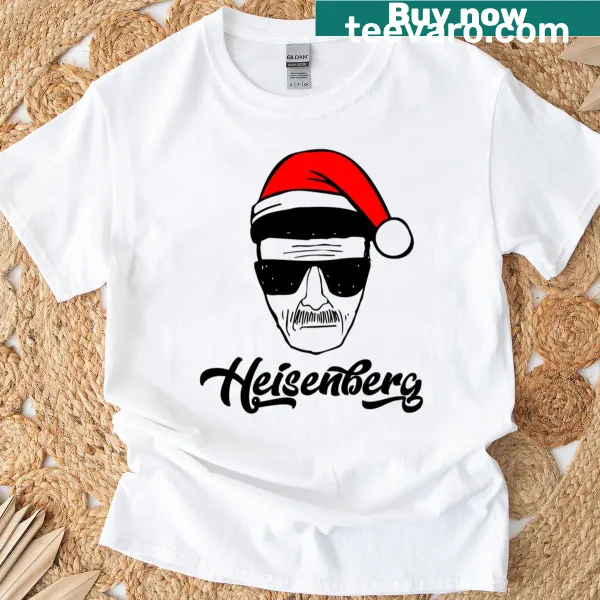 Heisenberg-themed Christmas graphic on a t-shirt