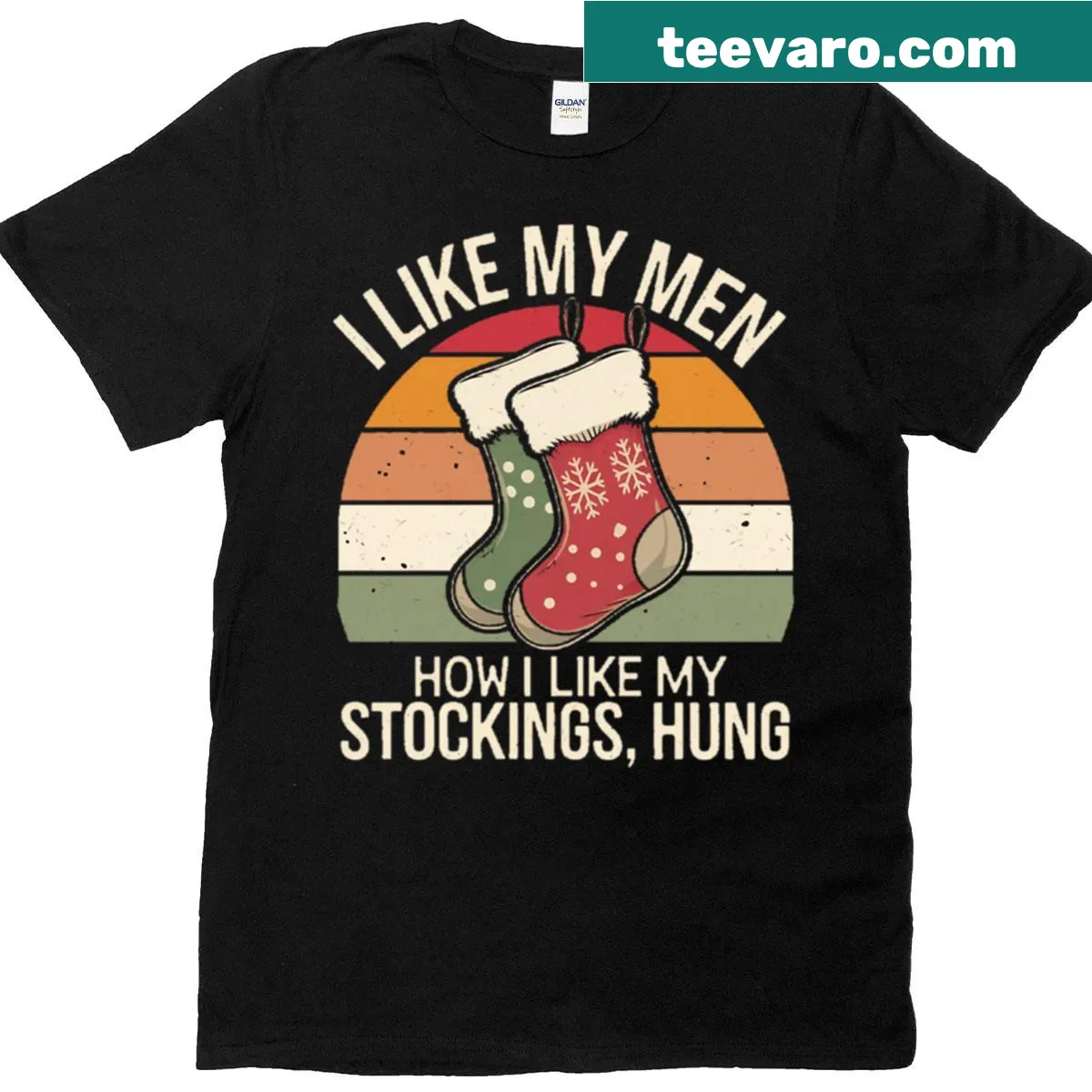 Sarcastic Christmas drinks T-shirt with humorous phrases — on a men's t-shirt