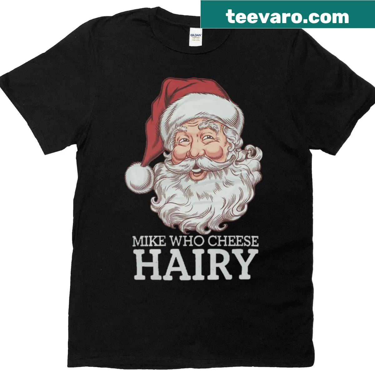 Witty Christmas-themed T-shirt with humorous message — on a men's t-shirt