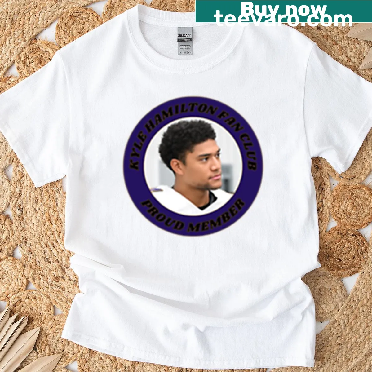 Fan club shirt for Kyle Hamilton supporters — on a men's t-shirt