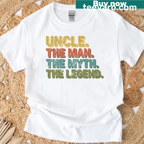 Retro vintage shirt celebrating being a legendary uncle