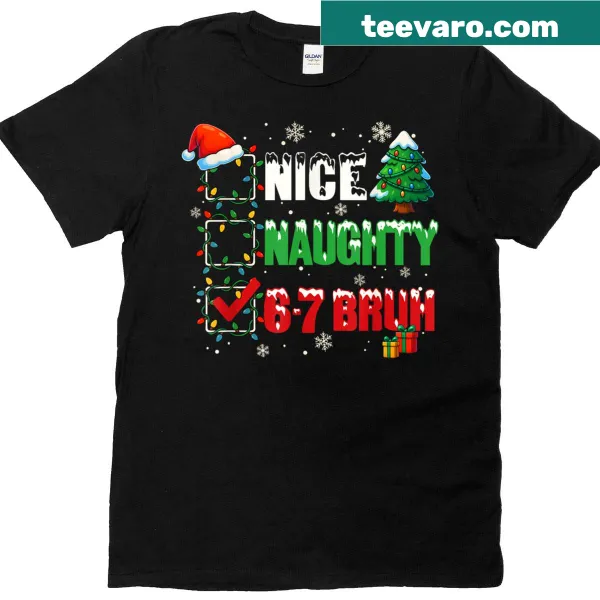 Funny Christmas T-shirt for boys with playful text