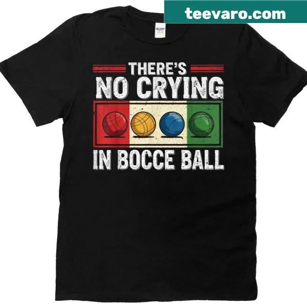 Bocce Ball themed t-shirt with playful graphics