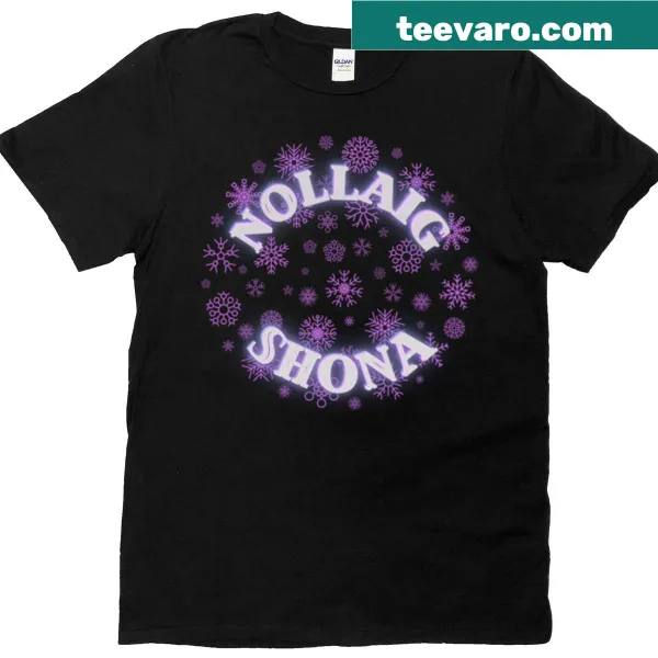 Happy Christmas T-shirt with Irish greeting Nollaig Shona