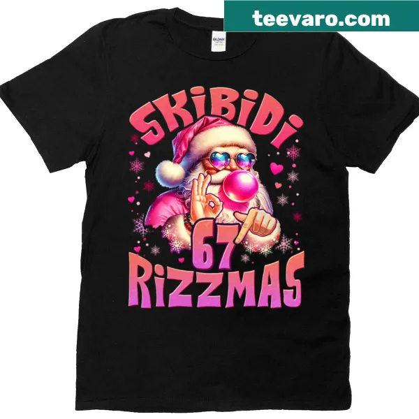 Funny kids T-shirt with 'Santa Says Six Seven' text