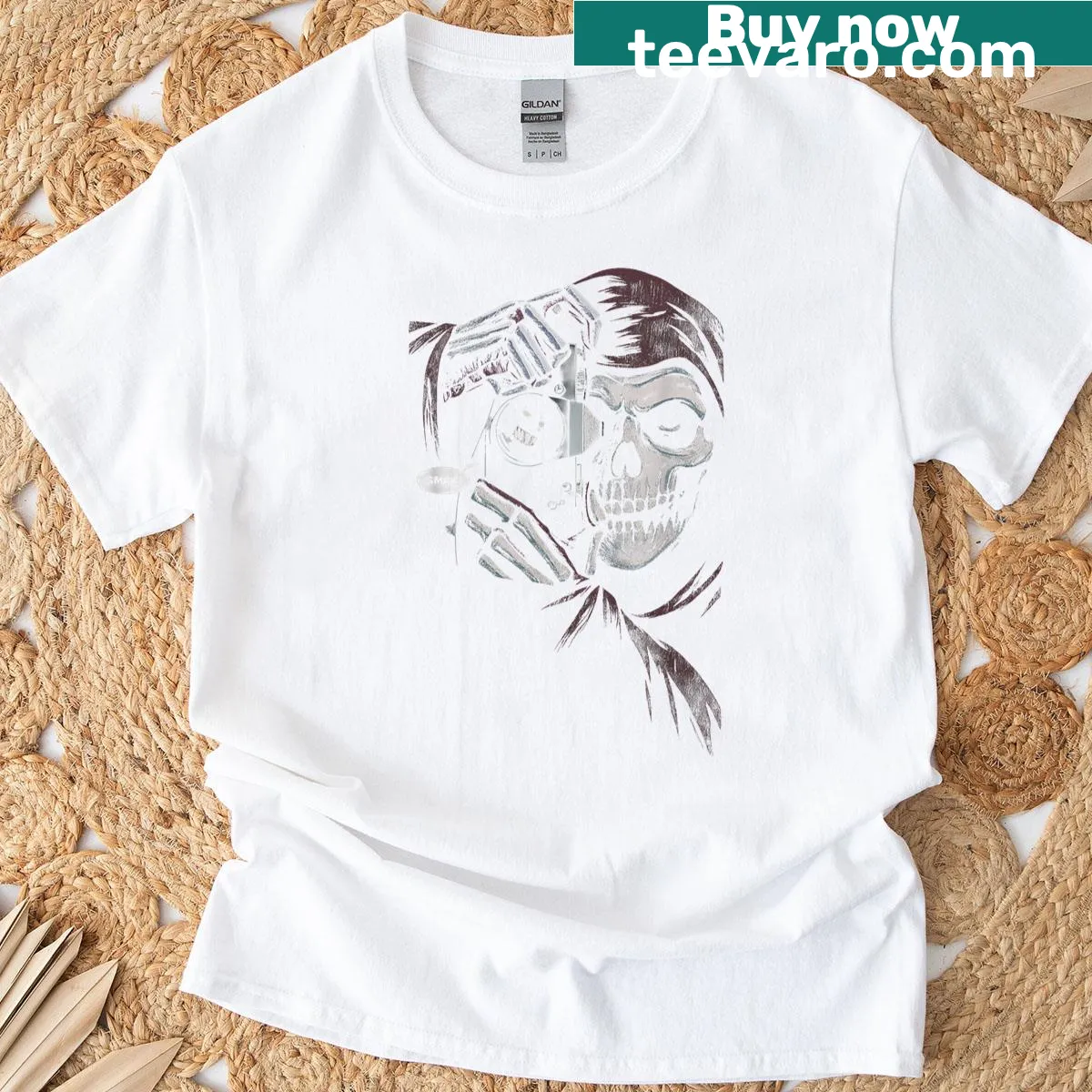 Christmas-themed crewneck for nurses with Silent Night design — on a men's t-shirt