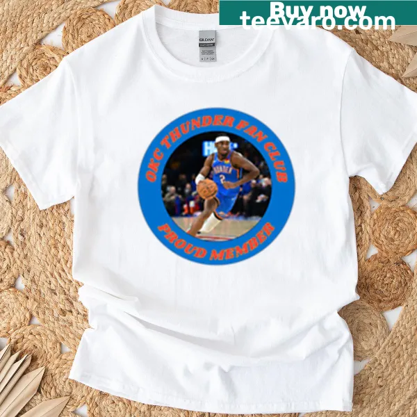 Thunder Fan Club T-shirt featuring a bold logo design