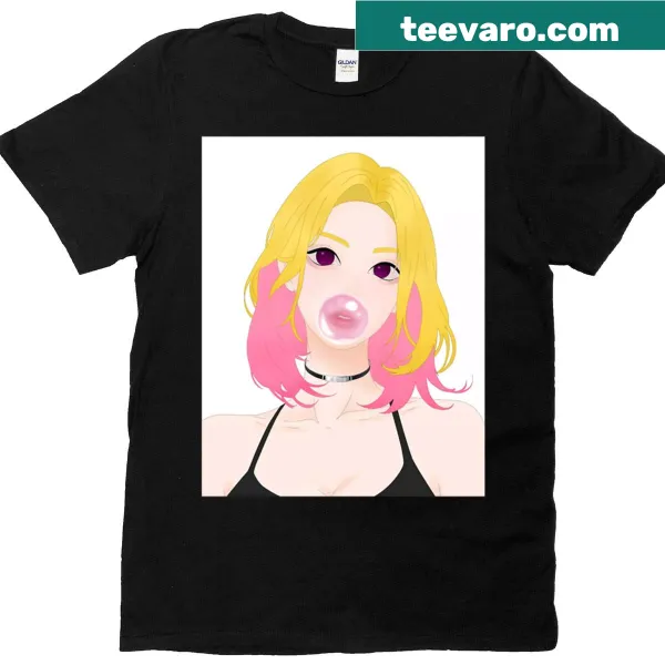 Abstract monochrome shapes T-shirt in minimalist style