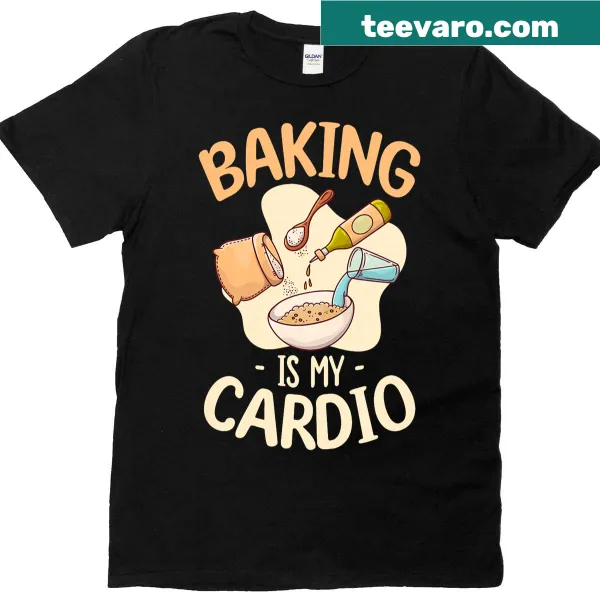 Wholesome baking-themed T-shirt with playful typography
