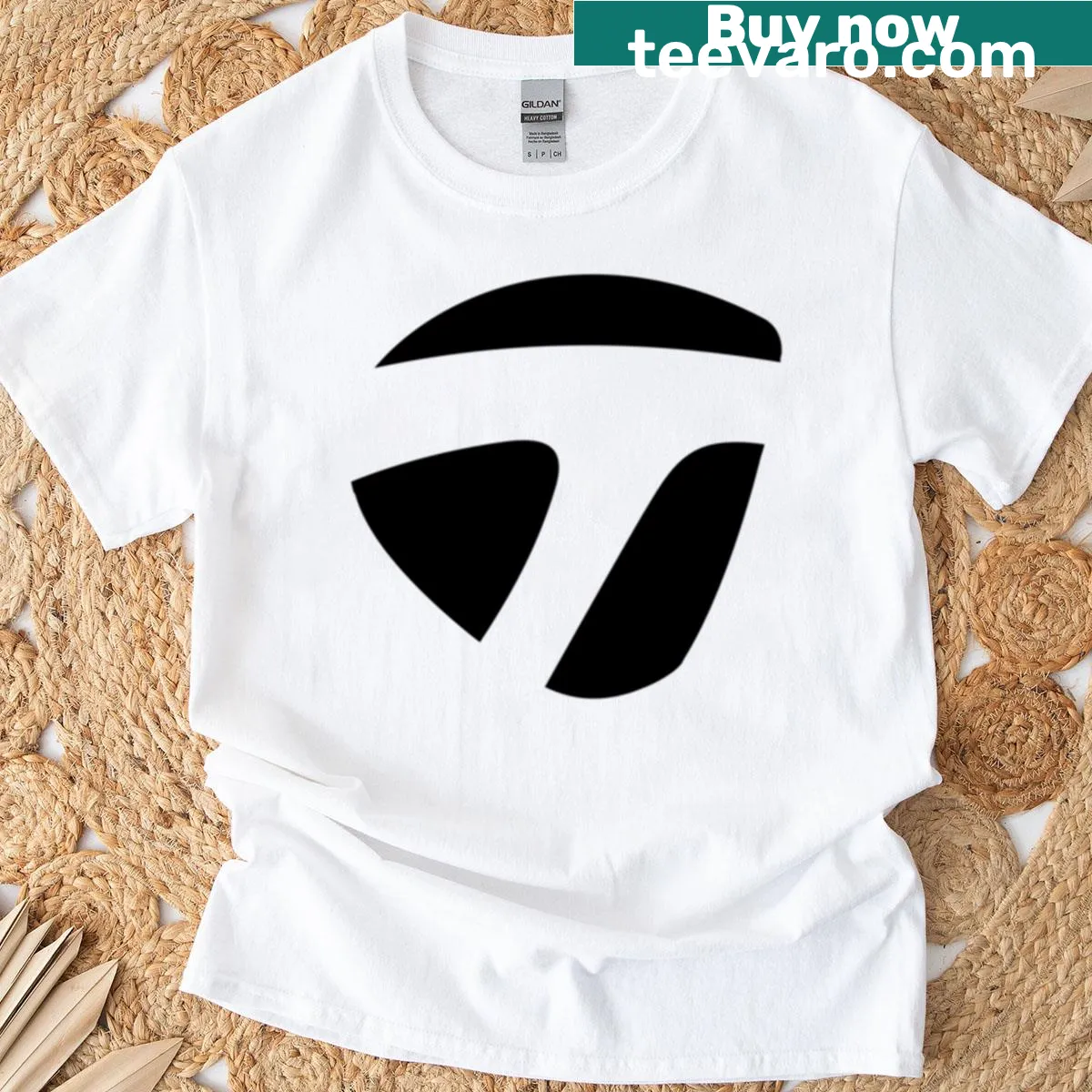 Inspirational typography t-shirt with motivational text — on a men's t-shirt