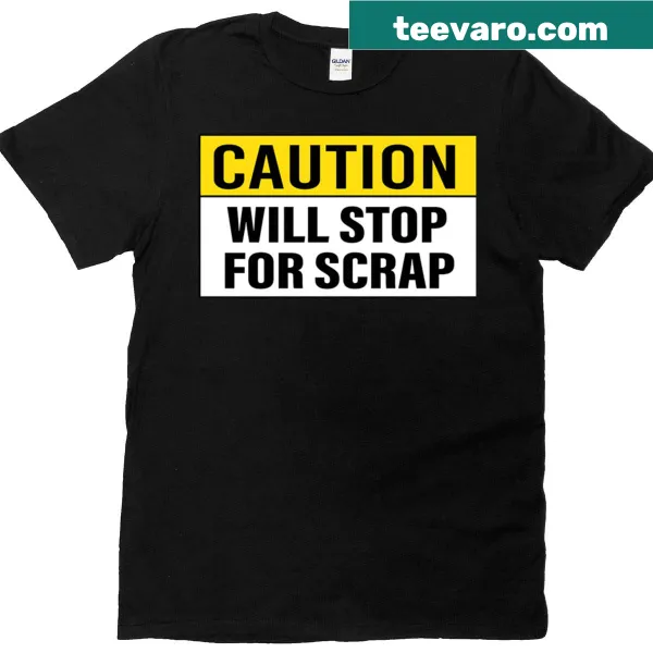 Humorous fishing-themed T-shirt for scrap collectors