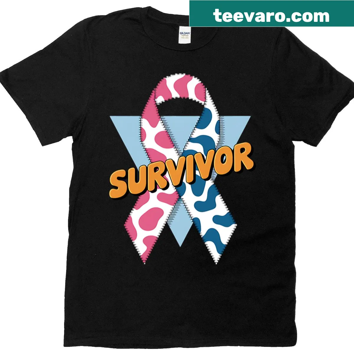 Vaporwave aesthetic CDH awareness graphic t-shirt — on a men's t-shirt